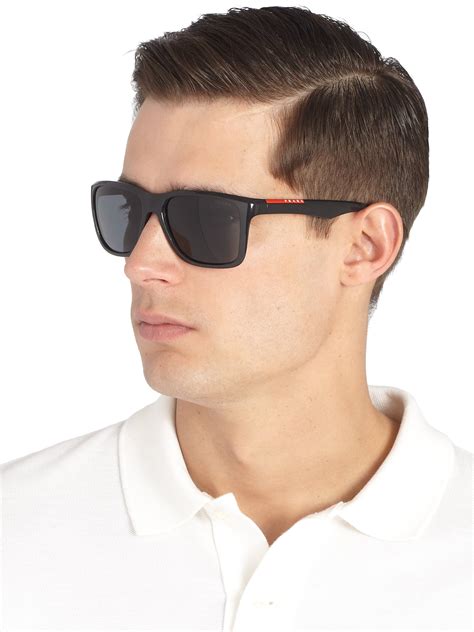 prada men square frame 2014|Prada optical sunglasses men's.